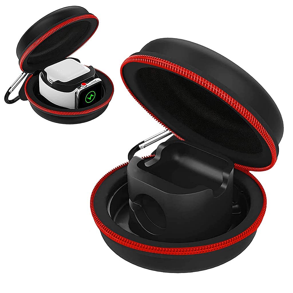 Verilux Storage Box Compatible with Apple Watch 44mm/42mm/40mm/38mm Series 6/5/4/3/2/1/SE, Portable Protective Travel Storage Bag,can Put Charger and Airpods 2 & 1 Charging Case Station Dock Verilux Storage Box Compatible with Apple Watch 44mm/42mm/40mm/38mm Series 6/5/4/3/2/1/SE, Portable Protective Travel Storage Bag,can Put Charger and Airpods 2 & 1 Charging Case Station Dock